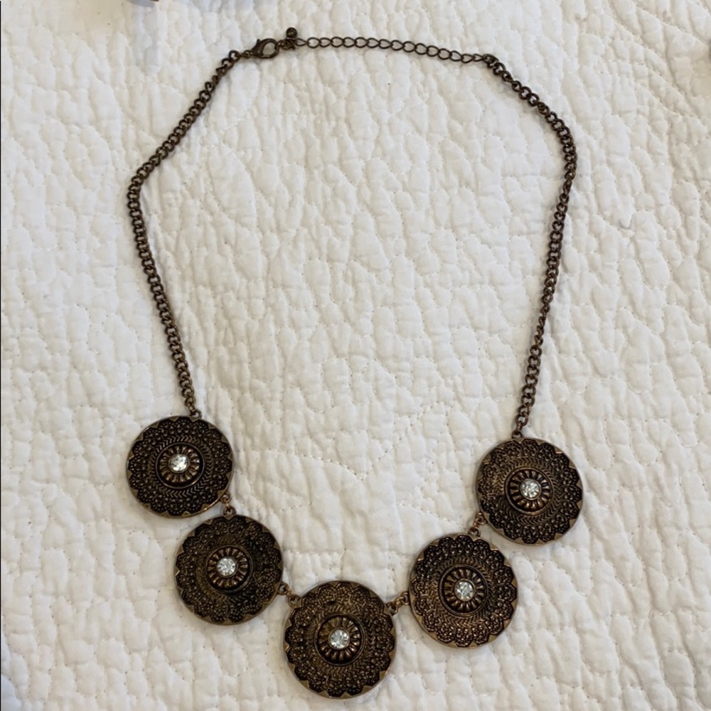Bronze Statement Necklace